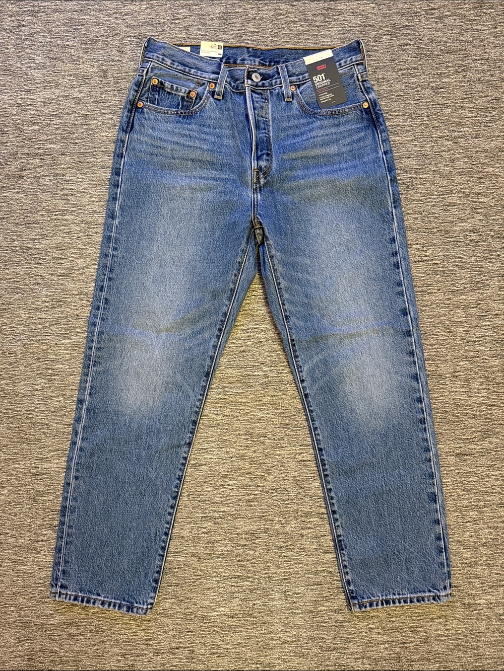 Levi's 501 Original Cropped Straight Jeans